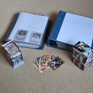 Baseball Card Collection 2 Binders 2 Small Boxes